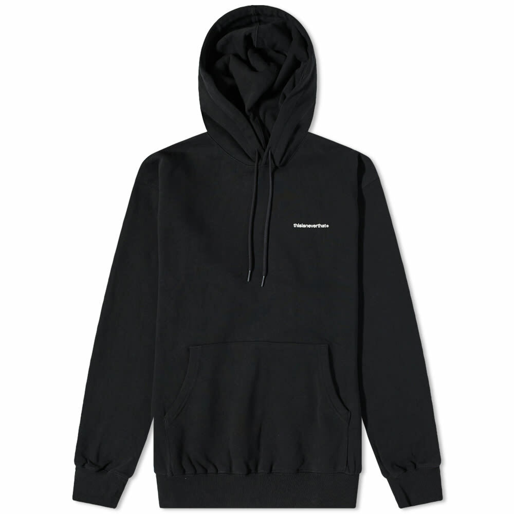 thisisneverthat Men's T-Logo Popover Hoody in Black thisisneverthat