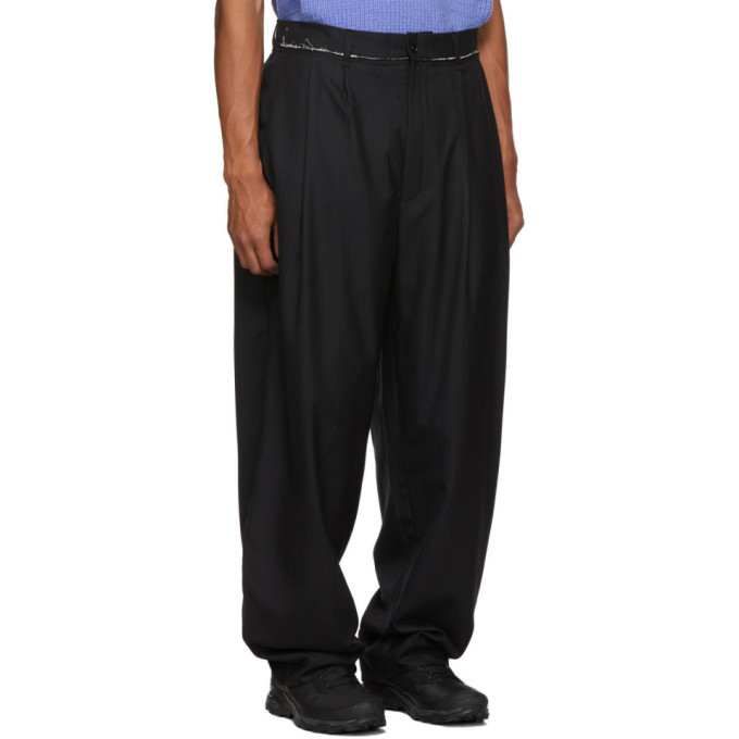 camiel fortgens PLEATED SUITPANTS Black comonuevo.com.co