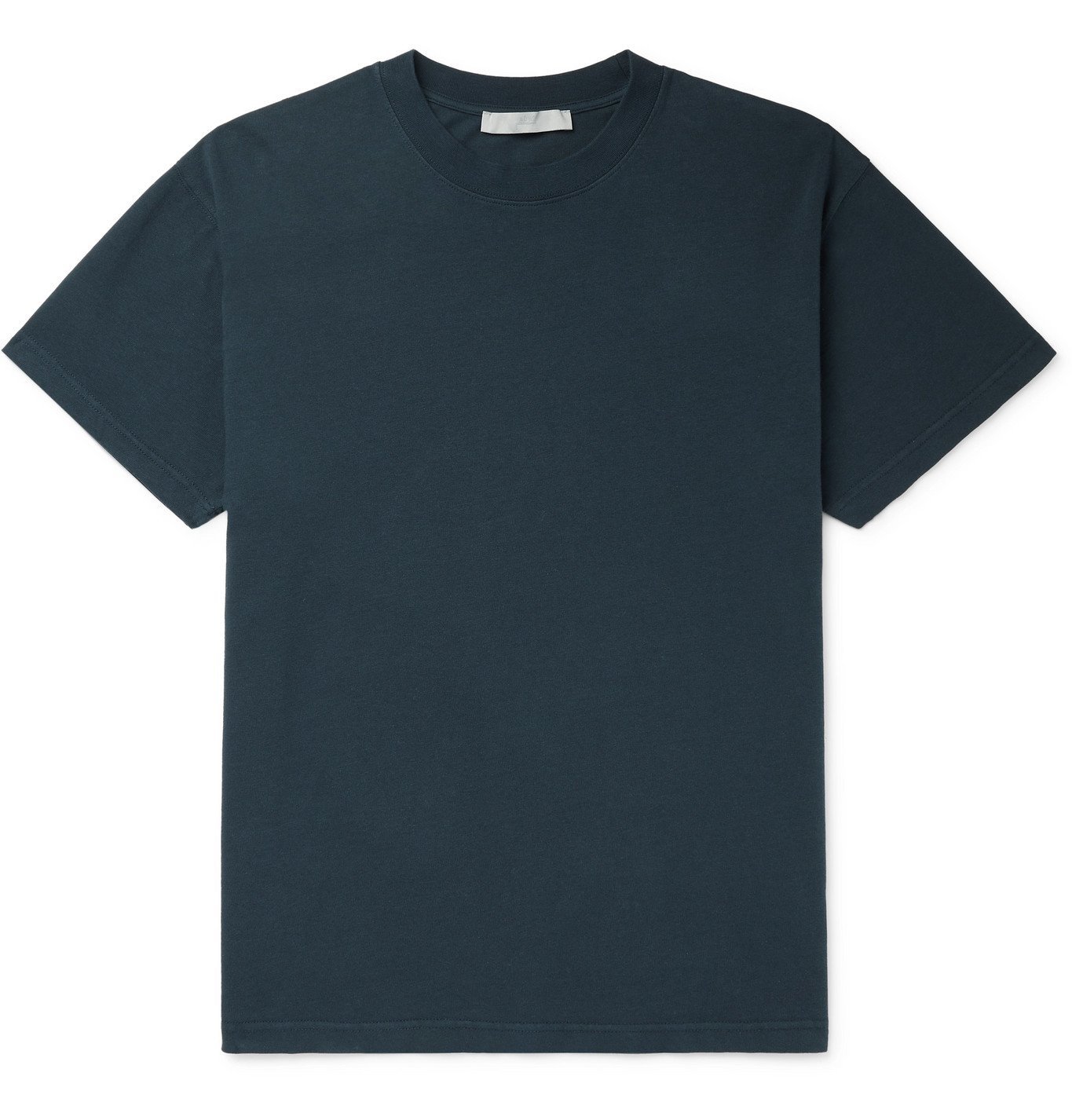 A-COLD-WALL* - Logo-Print Cotton-Jersey T-Shirt - Blue A-Cold-Wall*