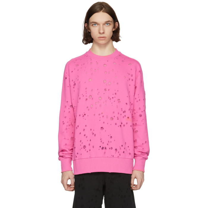 diesel pink sweatshirt