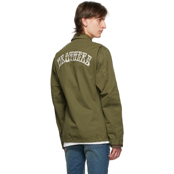 amiri green stripe jeans