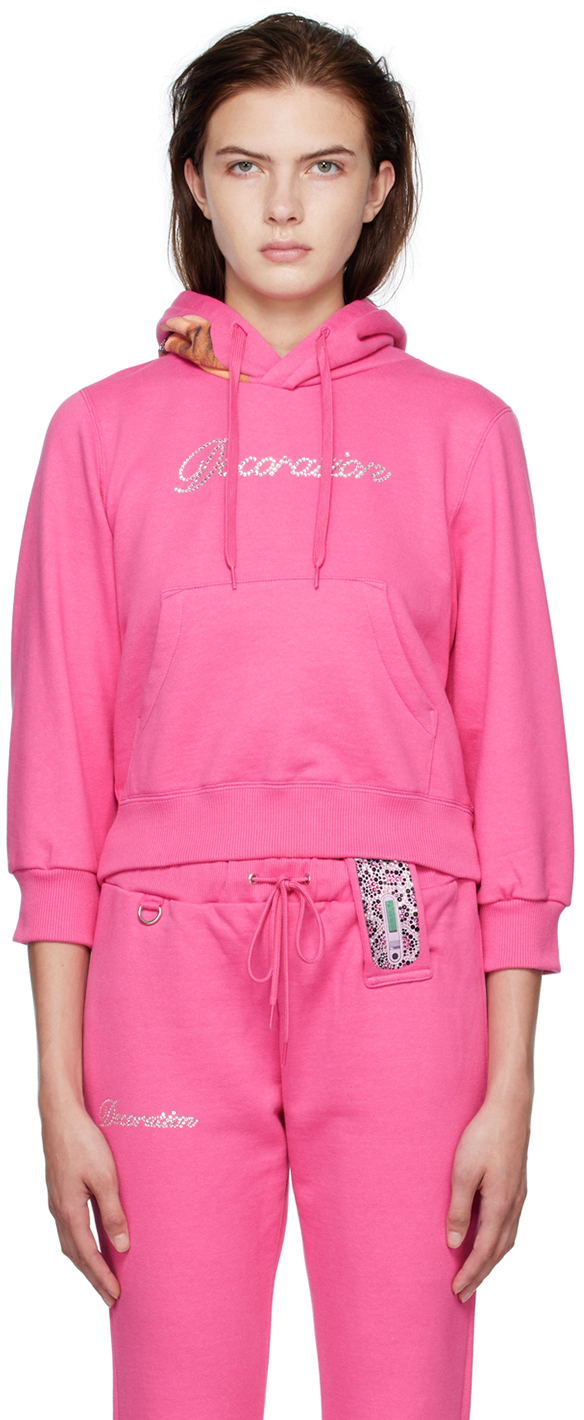 Photo: Doublet Pink Mobile Phone Hoodie