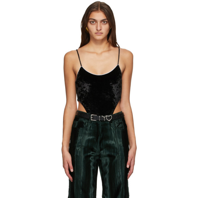 y project velvet bodysuit