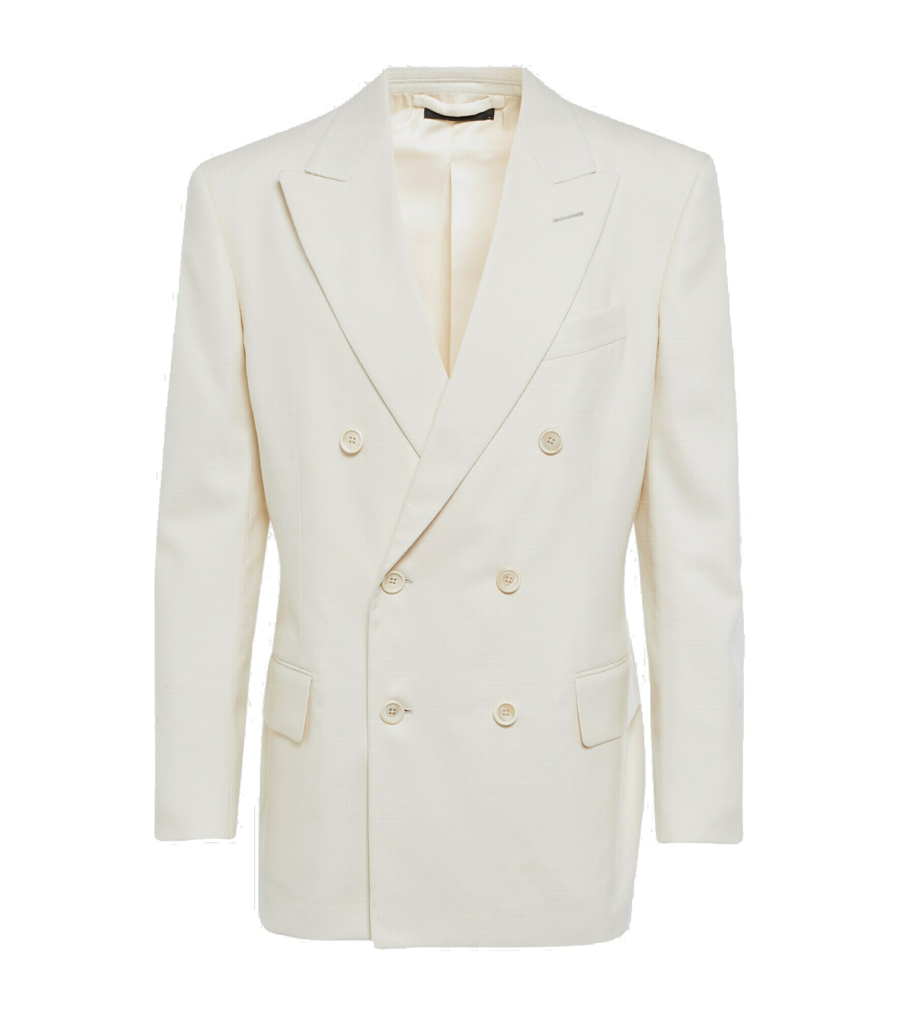 Tom Ford - Double-breasted silk and wool blazer TOM FORD