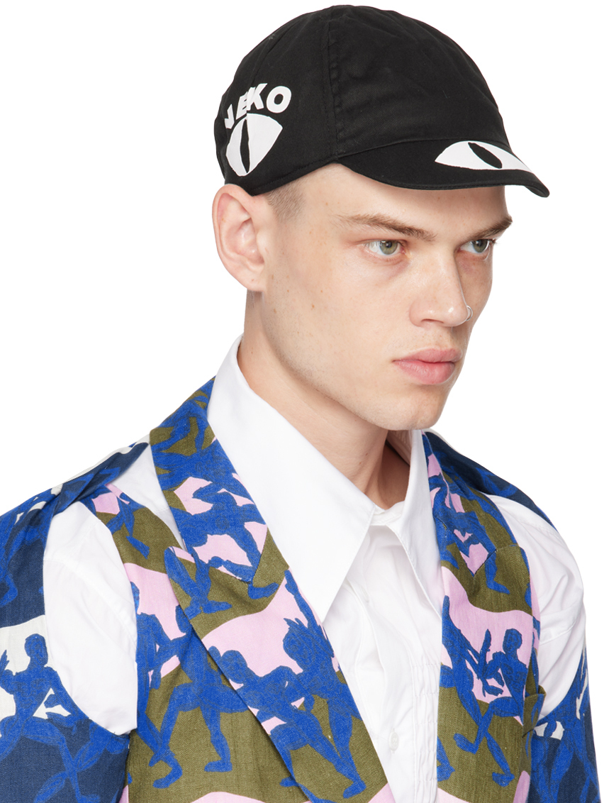 Charles Jeffrey Loverboy Black Cycling Cap Charles Jeffrey Loverboy