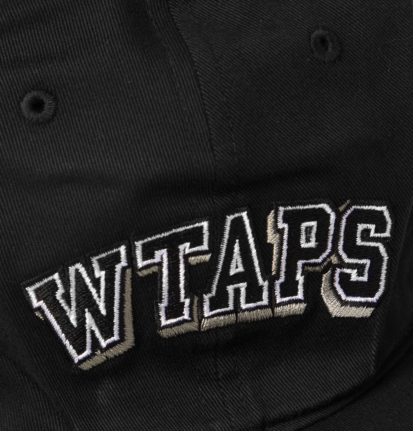 WTAPS - T-6H Logo-Embroidered Cotton-Twill Baseball Cap - Black WTAPS