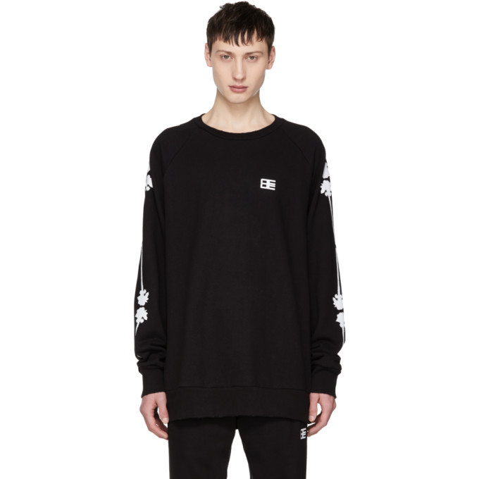 Baja East Black Palm Logo Sweatshirt Baja East