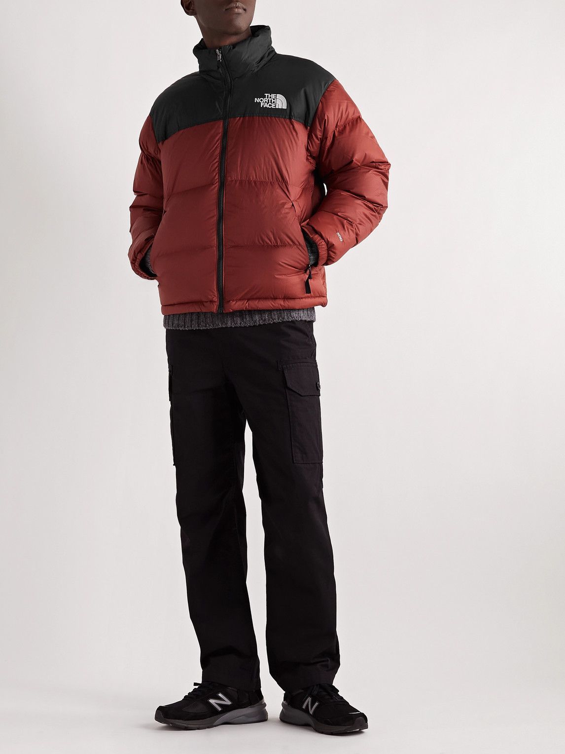 north face red bomber jacket