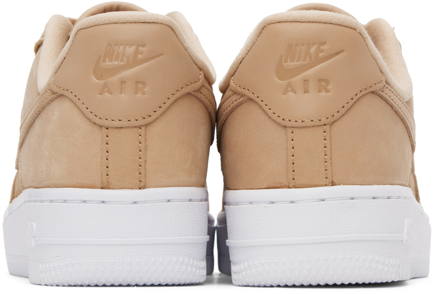 nike beige air force 1 shell trainers