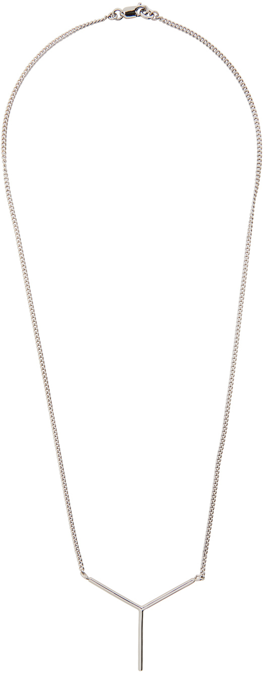 Y/Project Silver Y Necklace Y/Project
