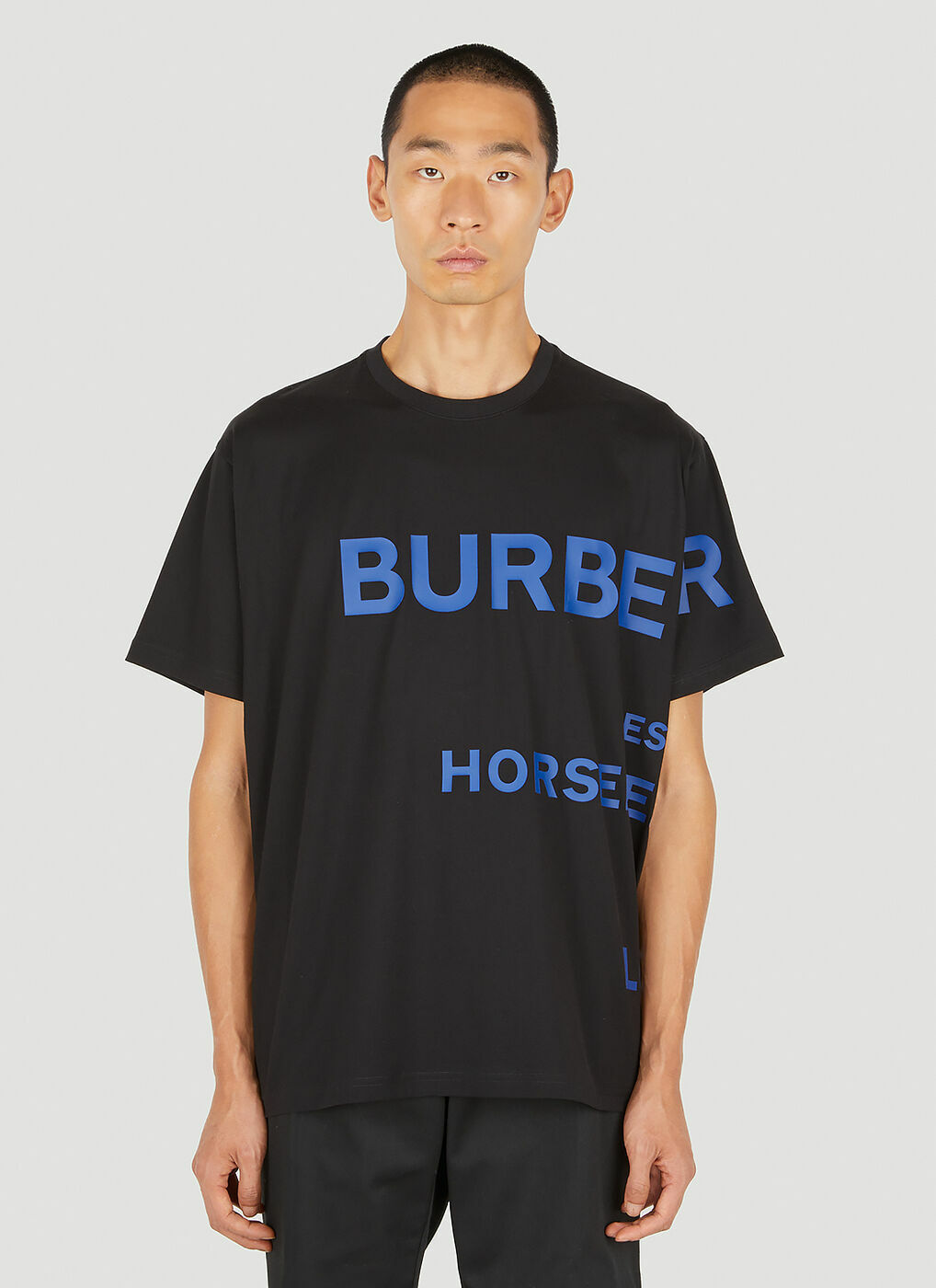 Horseferry Logo T-Shirt in Black Burberry