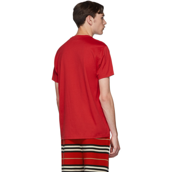 Burberry Red Monogram Parker T-Shirt Burberry