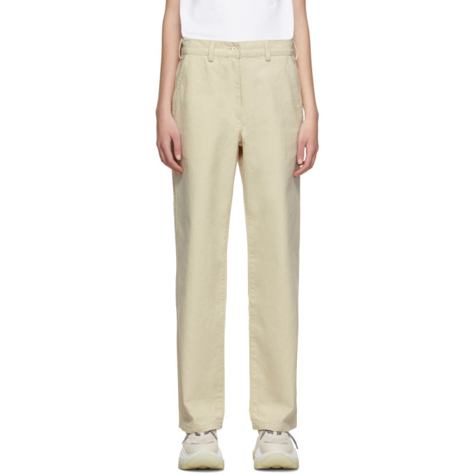 Our Legacy Beige Workwear Trousers Our Legacy