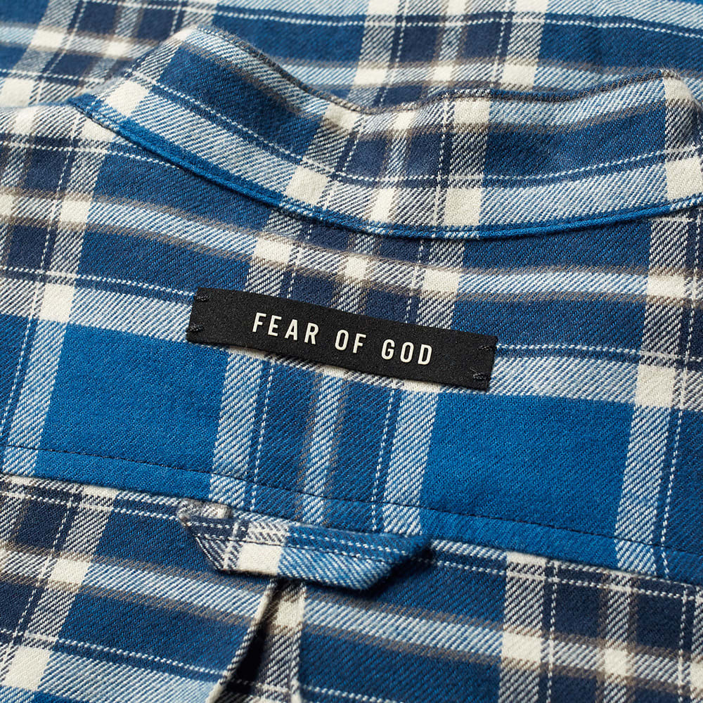 fear of god plaid pullover henley