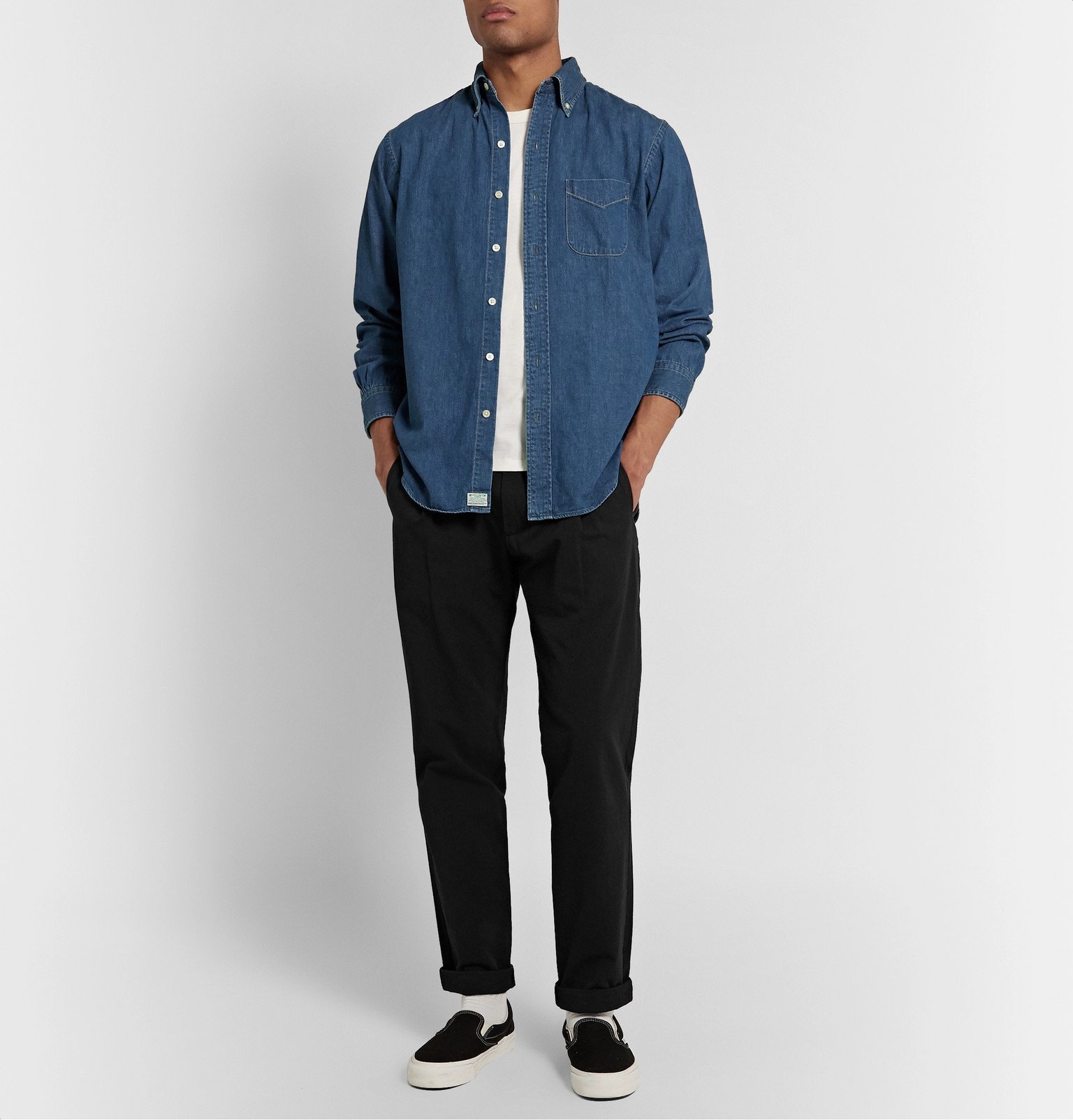 orslow denim shirt