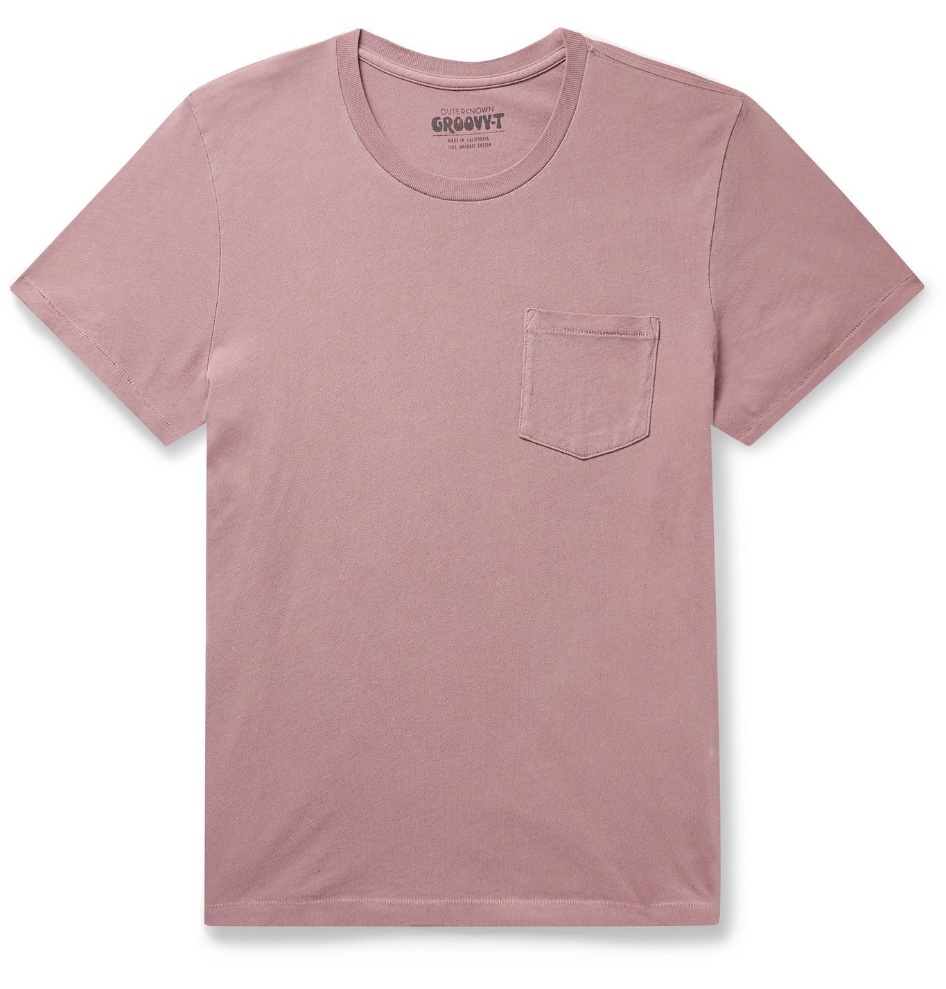 Outerknown - Groovy Organic Cotton-Jersey T-Shirt - Pink Outerknown