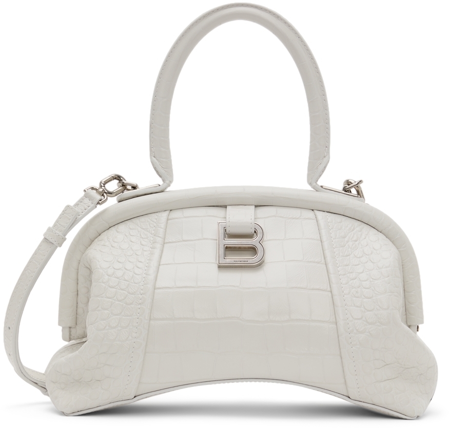 Balenciaga White Small Editor Bag Balenciaga