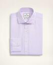 Brooks Brothers Men's x Thomas Mason Madison Relaxed-Fit Dress Shirt, Pinpoint English Collar | Pale Lavender