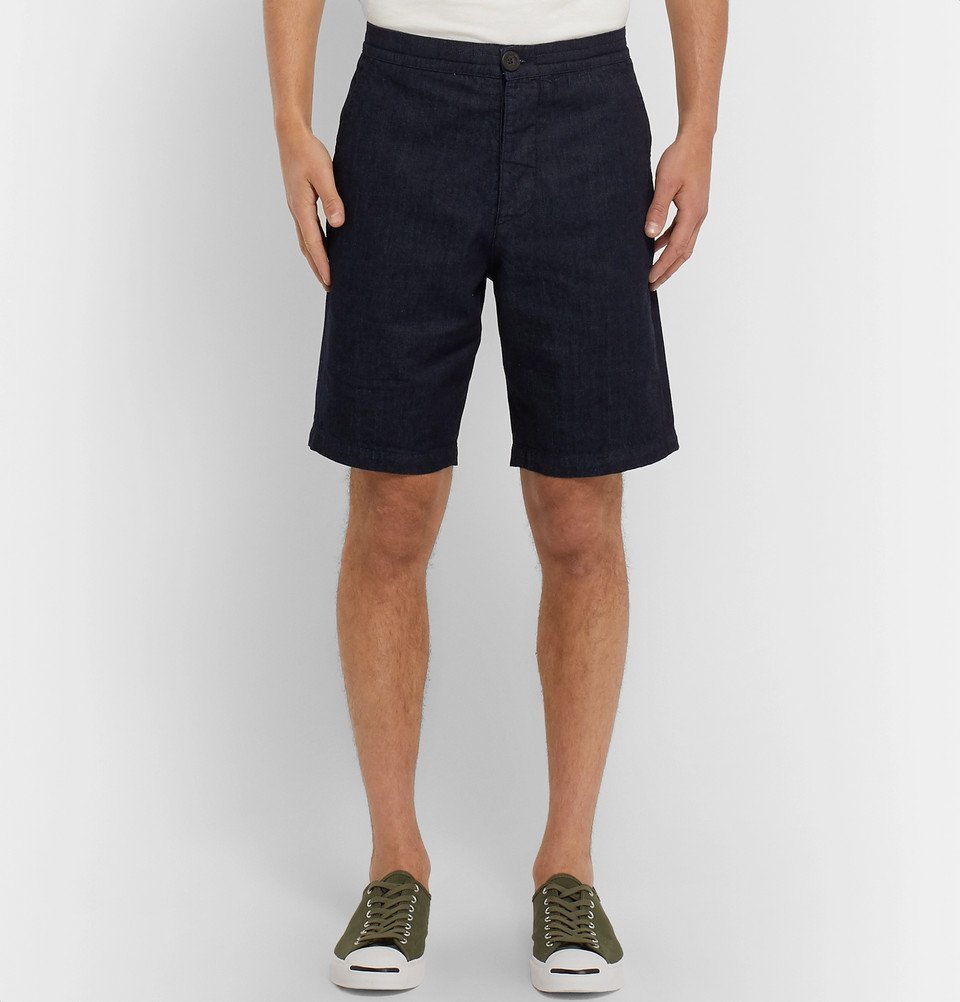 Oliver Spencer - Organic Drawstring Shorts - Blue