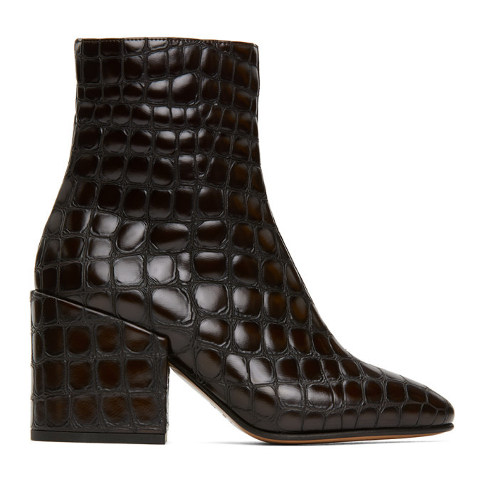 dries van noten croc boots