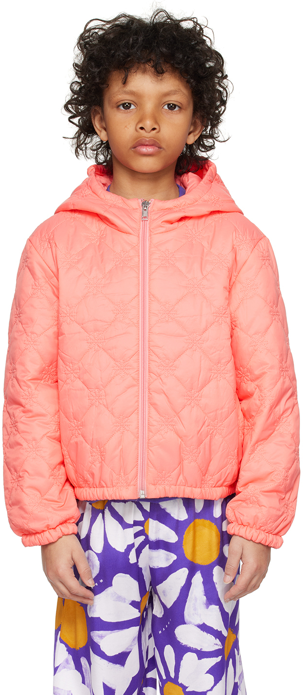 Marni Kids Pink Quilted Jacket Marni