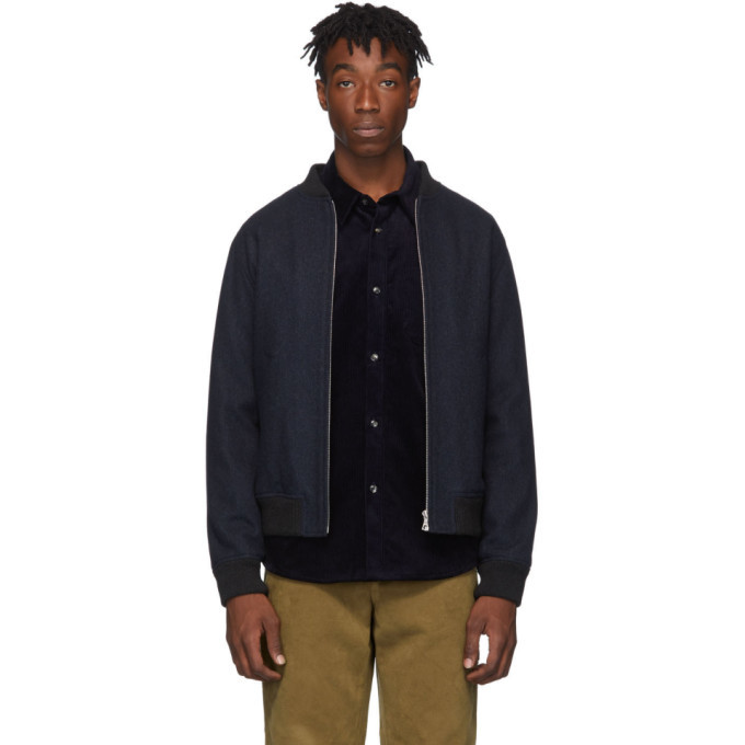apc wool bomber