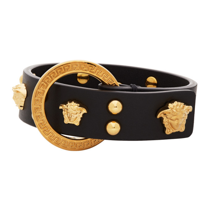 versace medusa stud bracelet