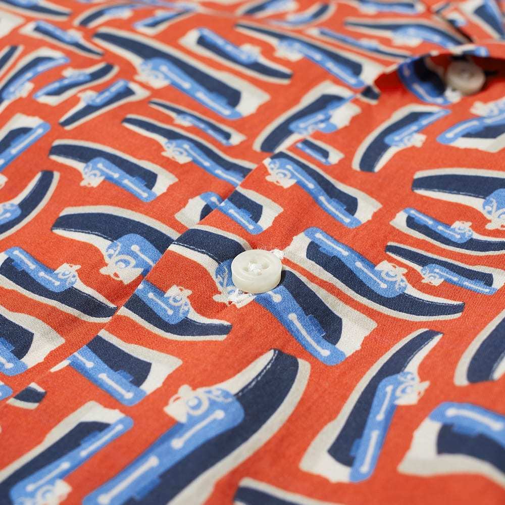 Gitman Vintage Camp Collar Dockside Print Shirt Gitman Vintage