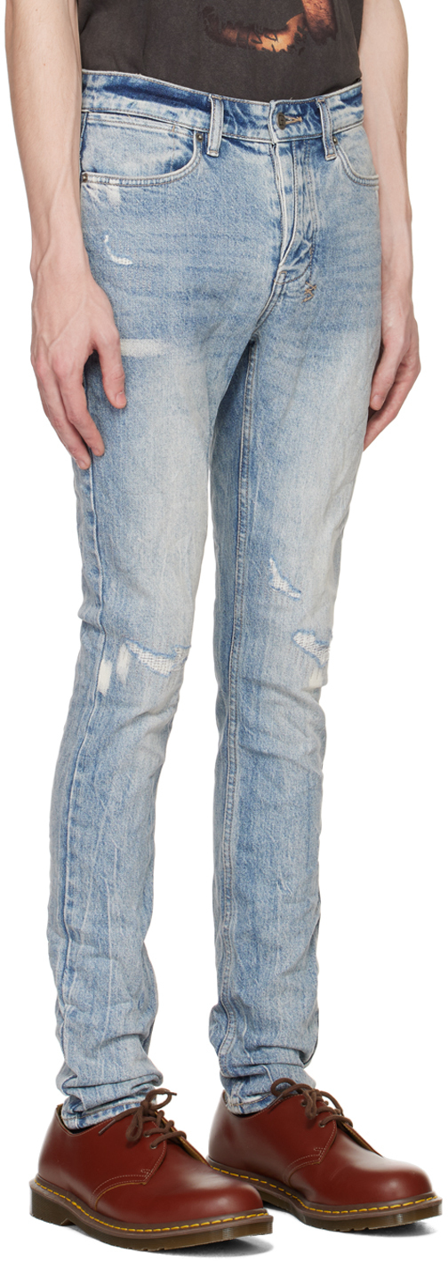 Ksubi Blue Van Winkle Highfly Jeans Ksubi