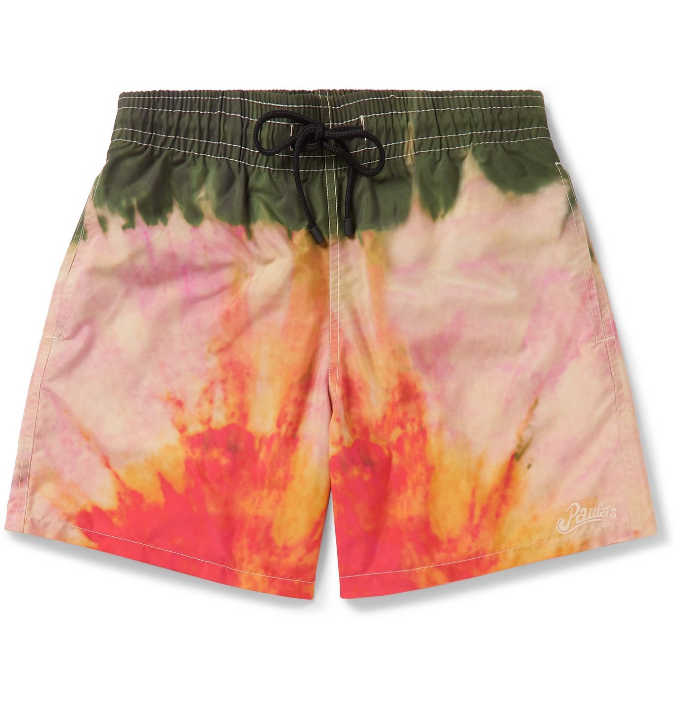 Ibiza Short-Length Tie-Dyed Swim Shorts 