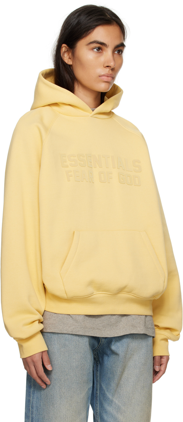 Essentials Yellow Raglan Hoodie Essentials