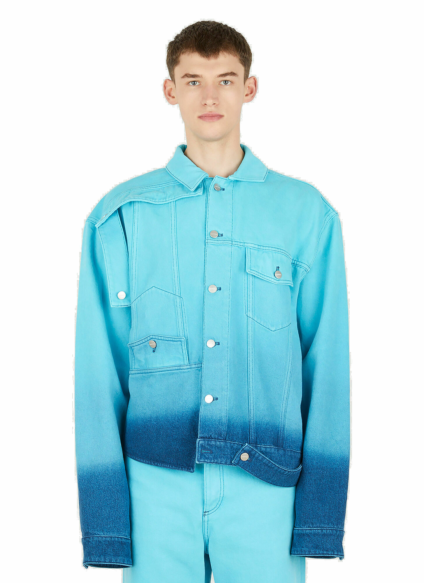 Photo: Upside Down Denim Jacket in Blue