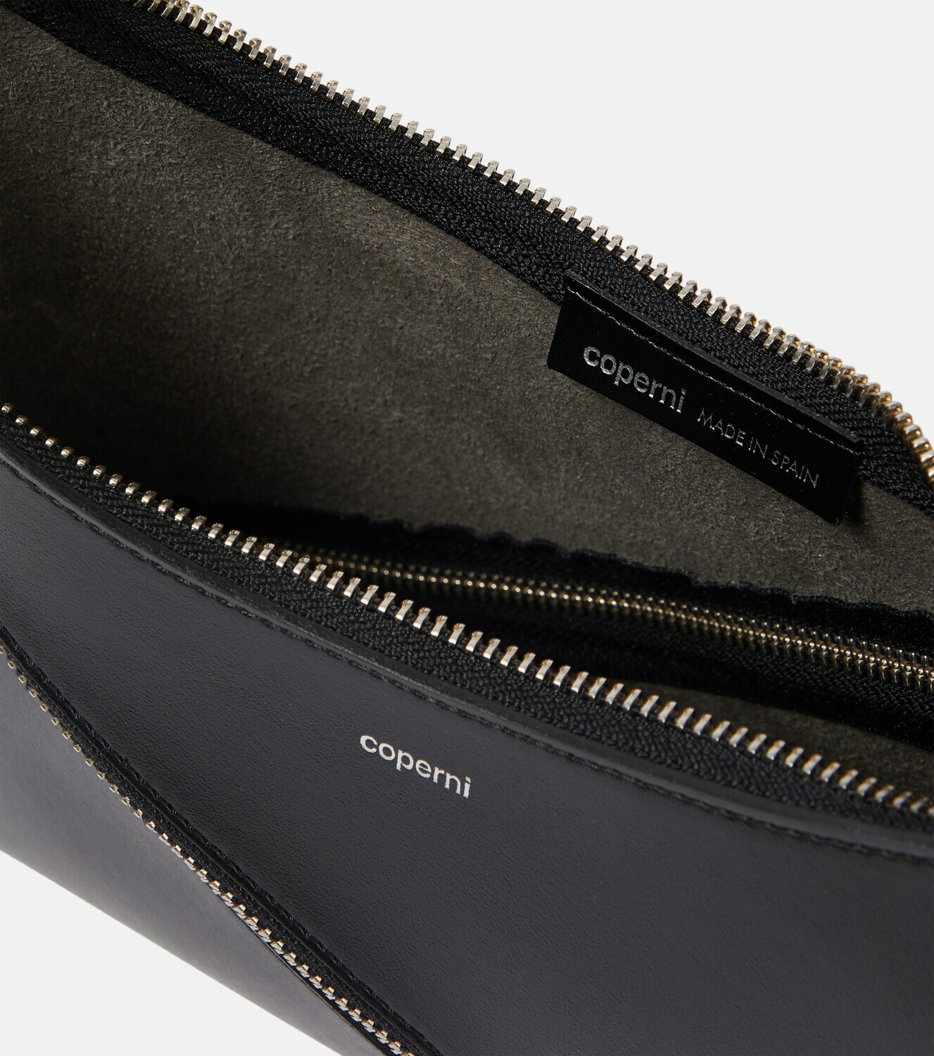 Coperni - Zip Baguette embellished shoulder bag Coperni