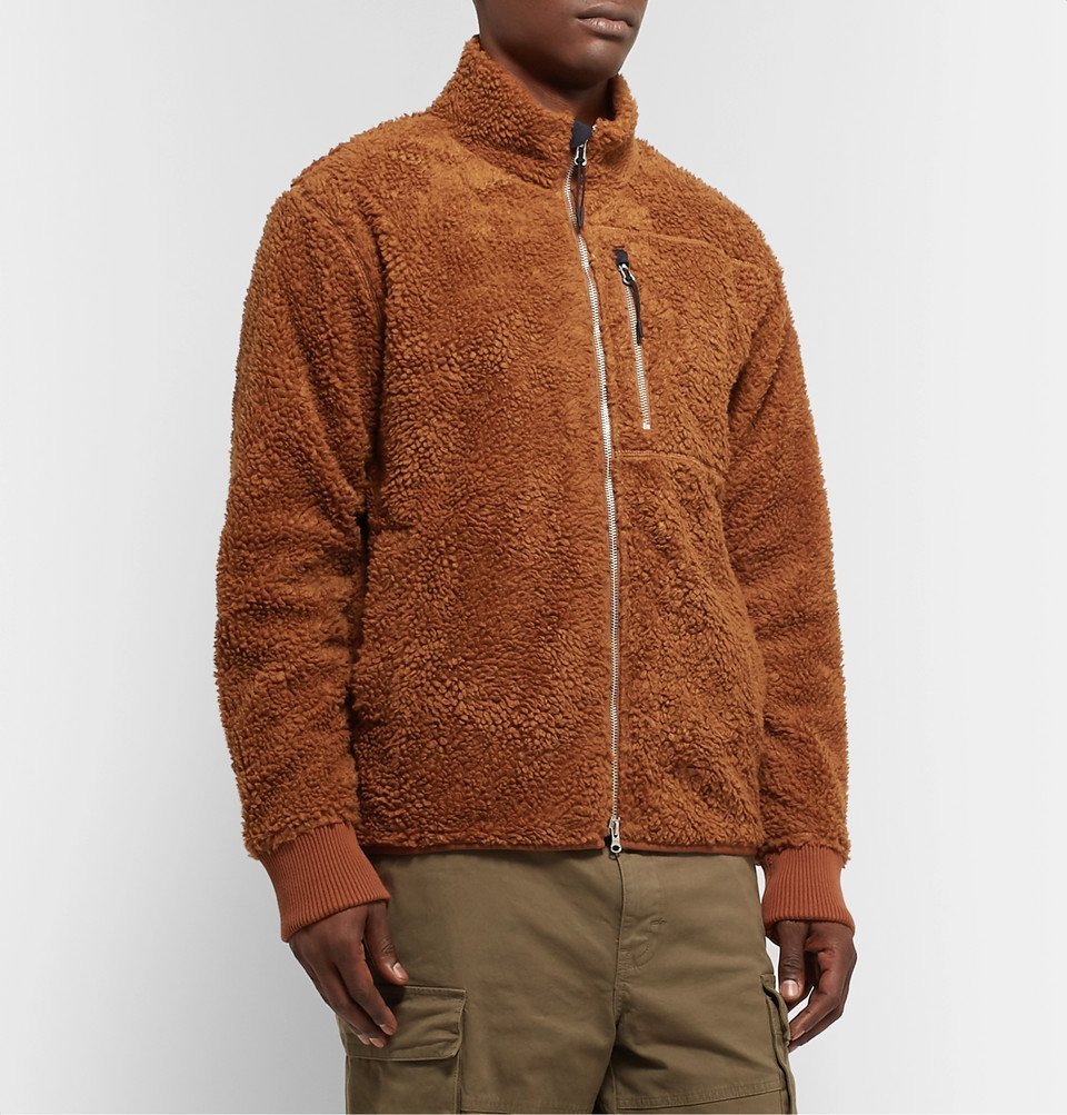 alex mill sherpa fleece jacket