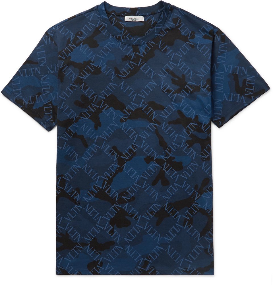 valentino t shirt blue