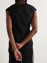 Rick Owens - Swampgod Upcycled Panelled Cotton-Jersey T-Shirt - Black