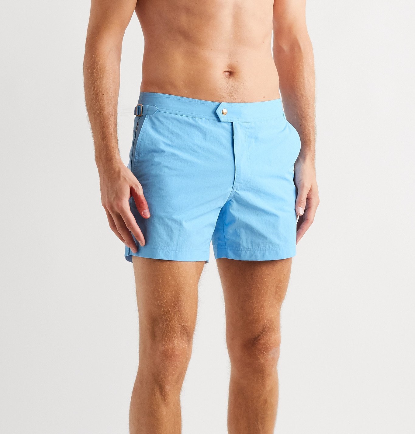 TOM FORD - Slim-Fit Mid-Length Swim Shorts - Blue TOM FORD