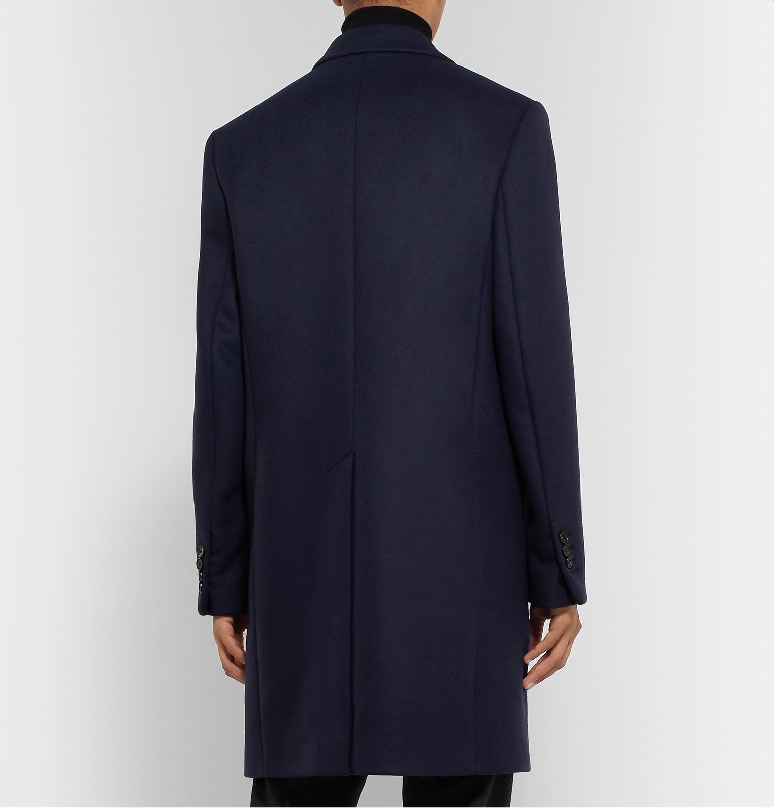 Acne Studios - Gavin Mélange Wool-Blend Overcoat - Blue Acne Studios