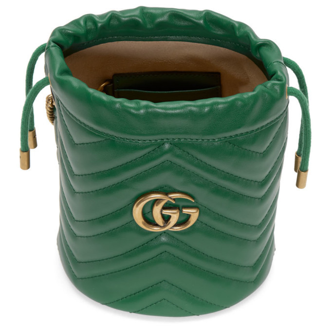 gucci green bucket bag