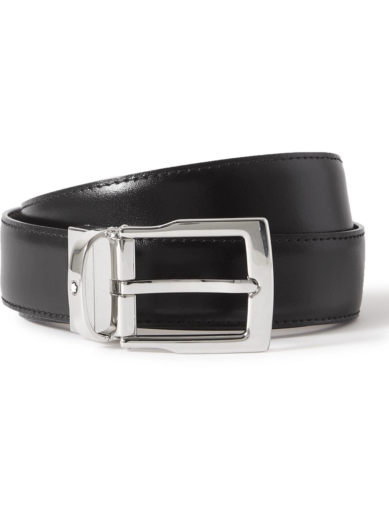 MONTBLANC - 3cm Reversible Leather Belt Montblanc