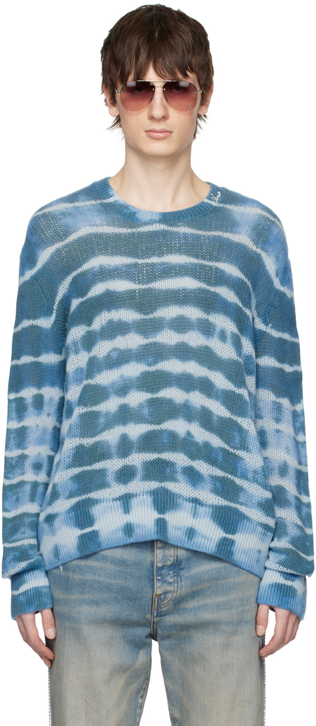 Amiri Tie Dye Crewneck Sweater - Men's XXL
