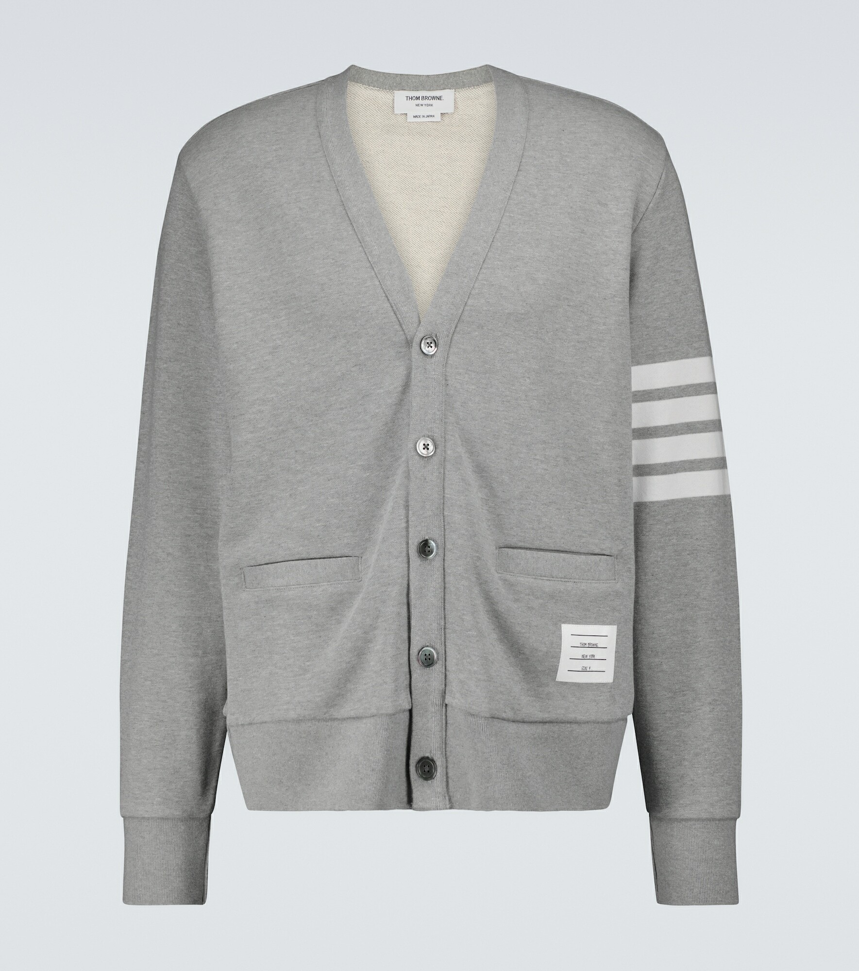 Thom Browne Thom Browne 4Bar cashmere cardigan