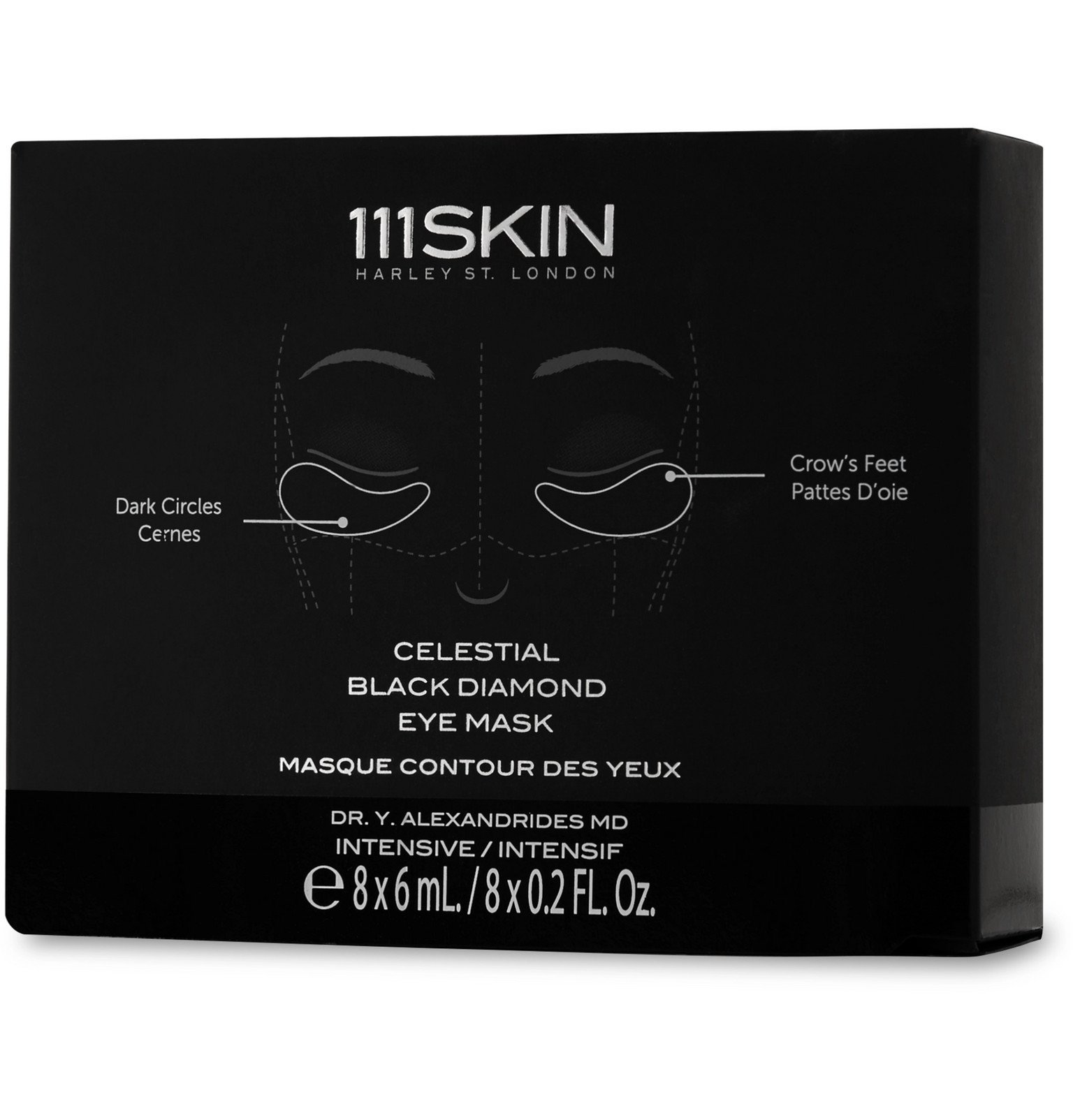 111SKIN Celestial Black Diamond Eye Mask 8 x 6ml Colorless 111SKIN