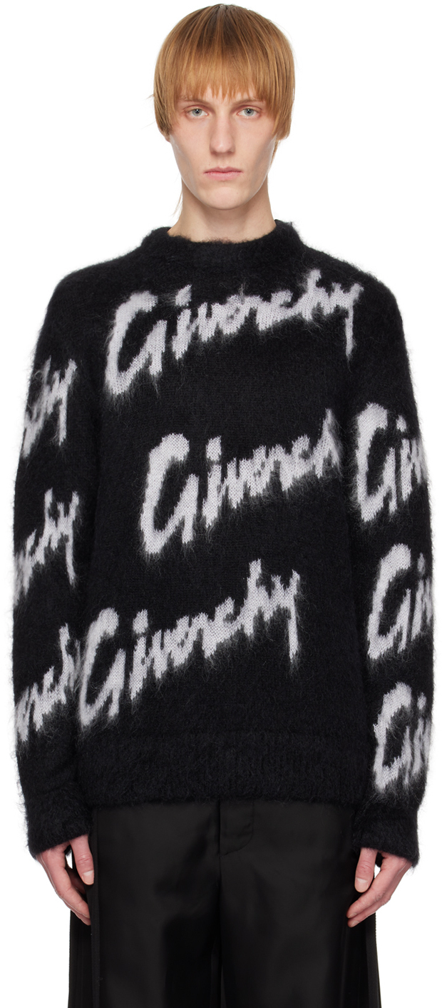 Givenchy Black Intarsia Sweater Givenchy