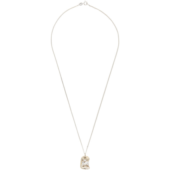 Bleue Burnham Silver Rose Pendant 