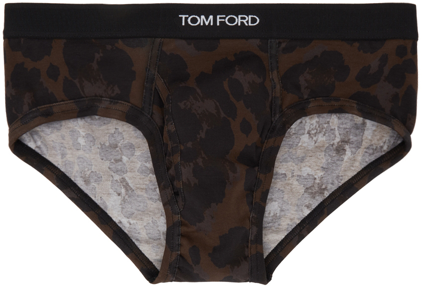 TOM FORD Brown Cotton Briefs TOM FORD