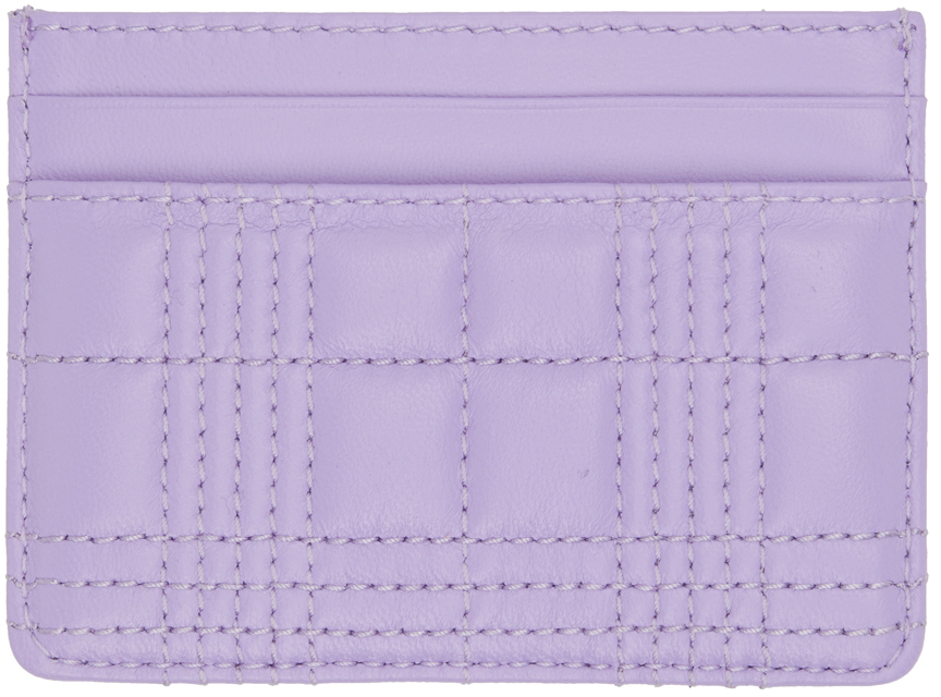 Burberry Purple Lola Card Holder Burberry