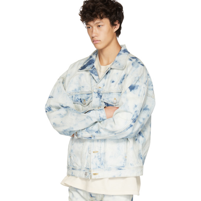 Fear of God Blue Selvedge Denim Inverted Holy Water Jacket Fear Of God