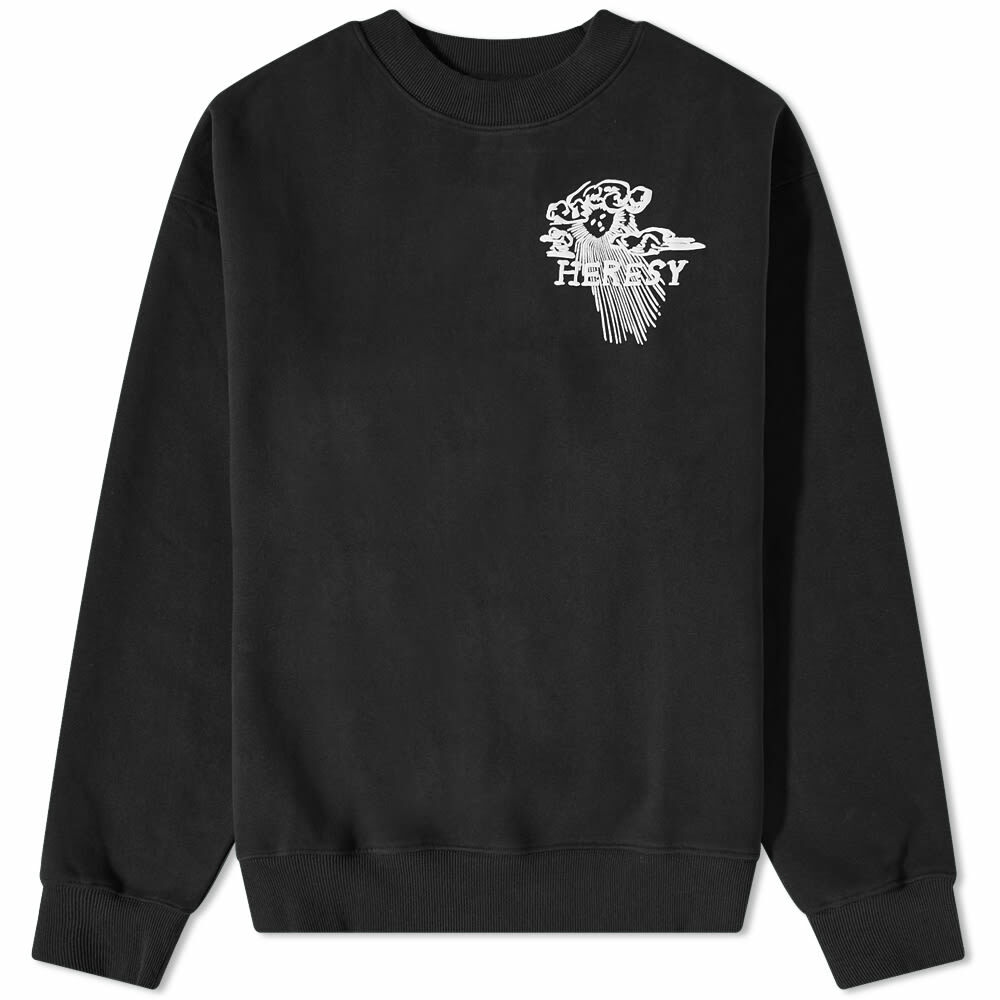 Heresy Men's Beam Crew Sweat in Black Heresy