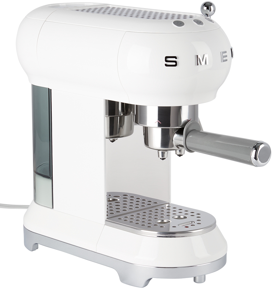 SMEG White Espresso Coffee Machine SMEG